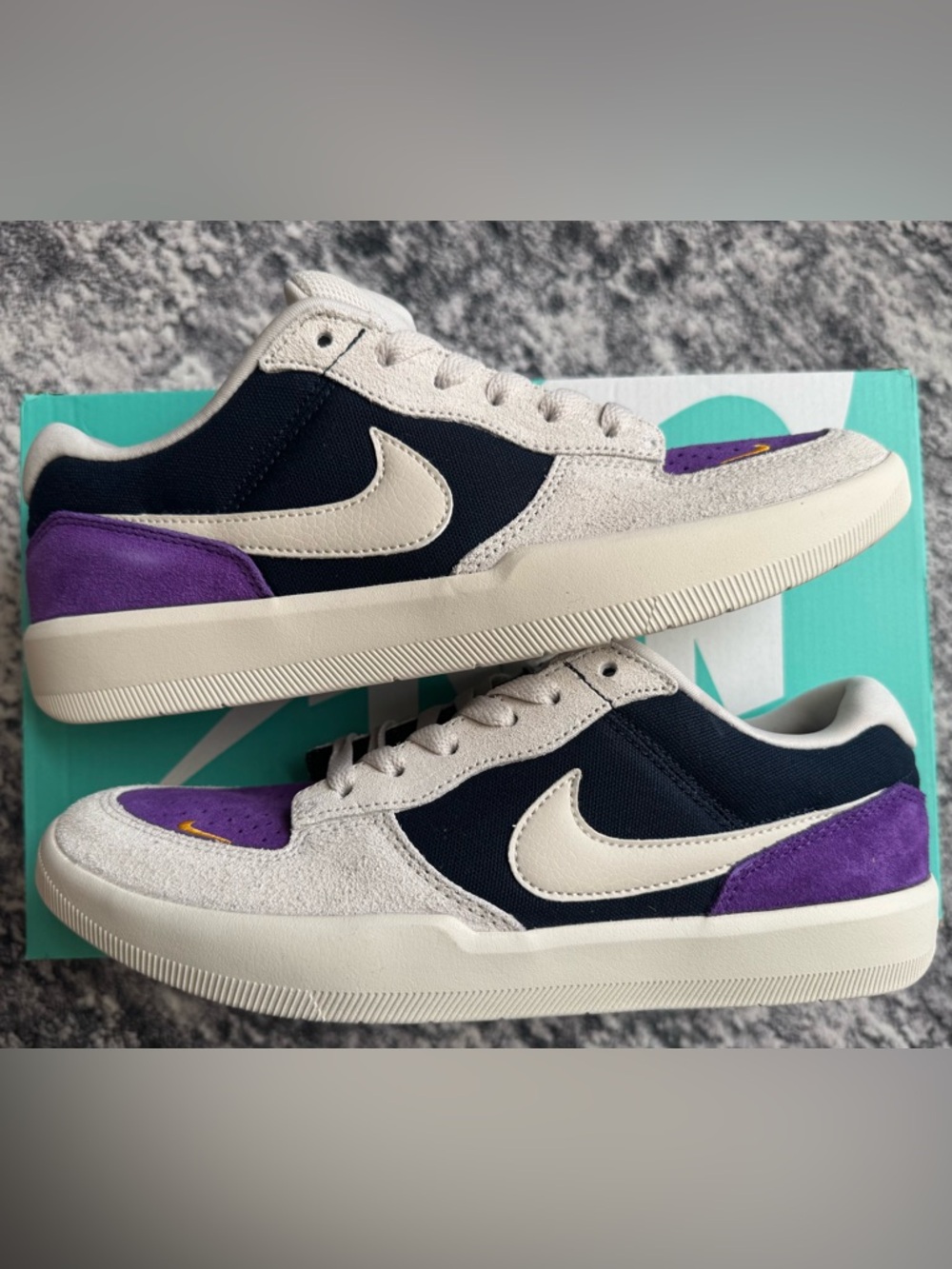 Nike SB Force 58 Obsidian/Wild Grape/Phantom/Light Orewood Brown, Brand NEW